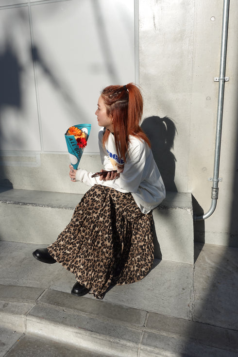 レオパードボリュームスカート